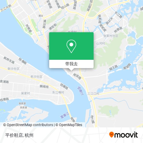 平价鞋店地图