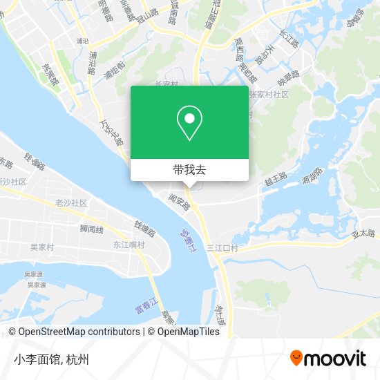 小李面馆地图