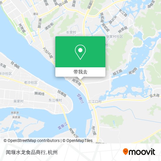 闻堰水龙食品商行地图