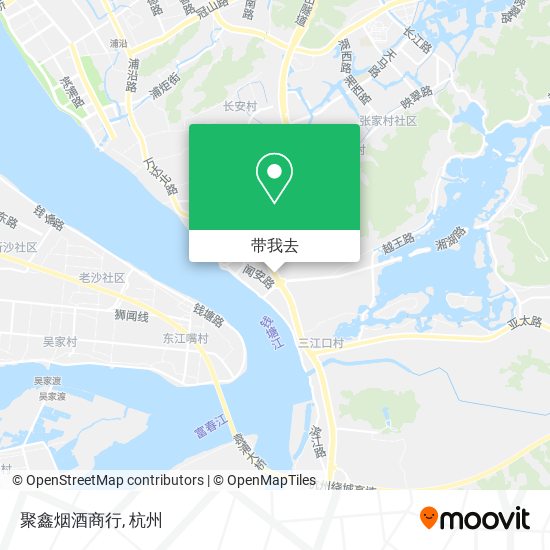 聚鑫烟酒商行地图
