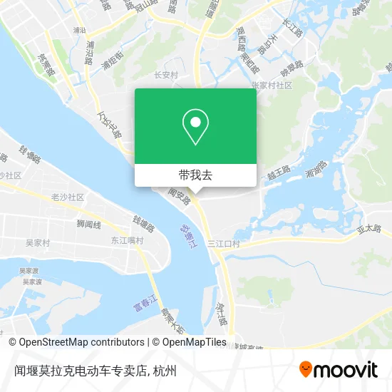 闻堰莫拉克电动车专卖店地图