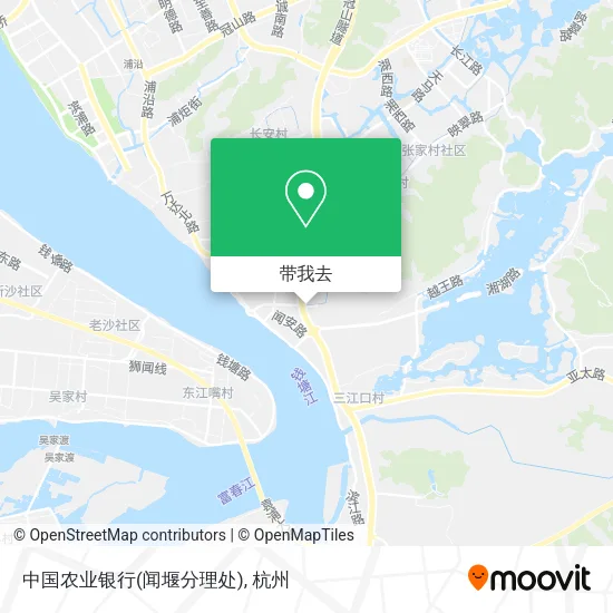 中国农业银行(闻堰分理处)地图