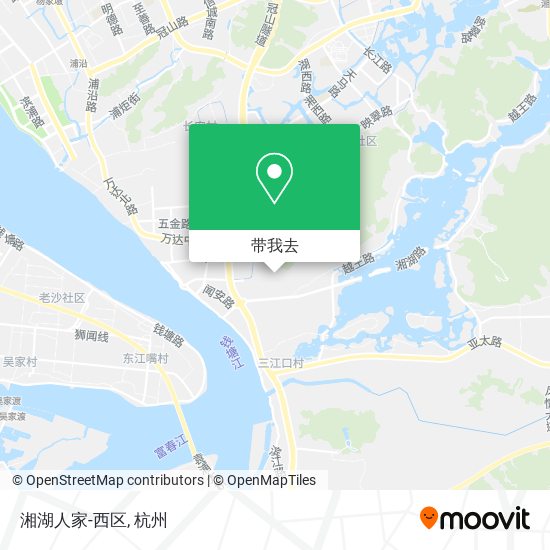 湘湖人家-西区地图