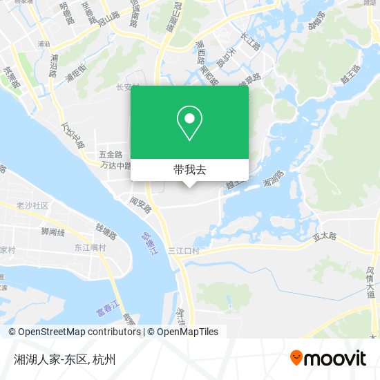 湘湖人家-东区地图
