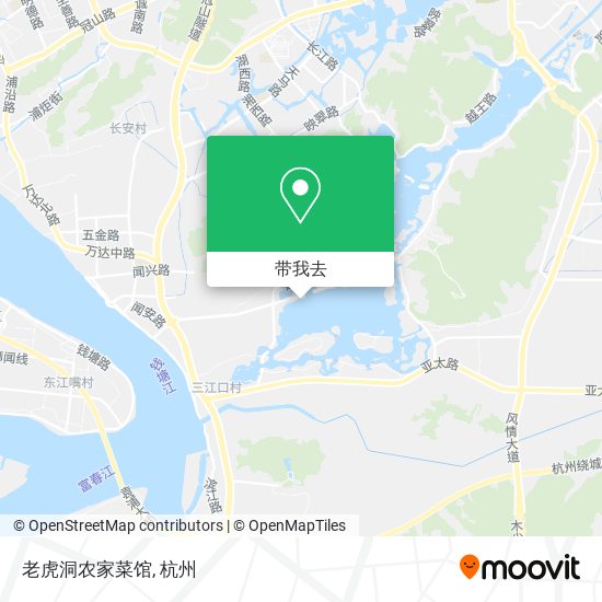 老虎洞农家菜馆地图