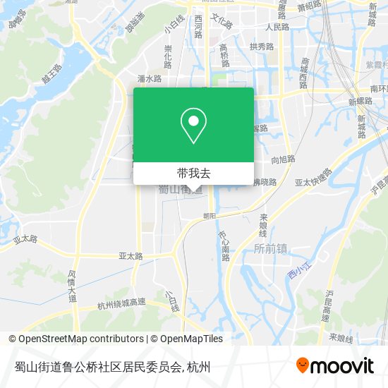 蜀山街道鲁公桥社区居民委员会地图