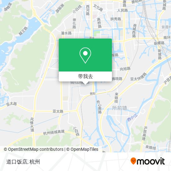 道口饭店地图