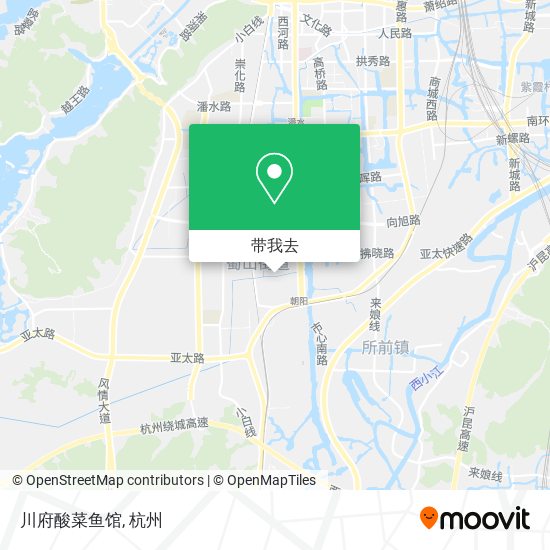 川府酸菜鱼馆地图