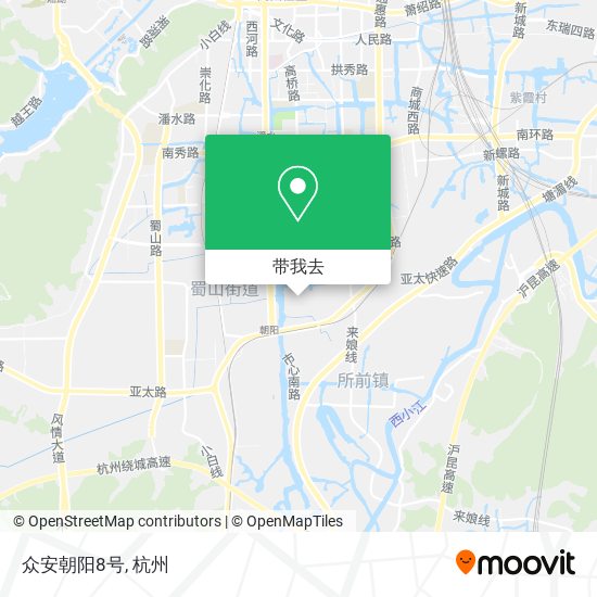 众安朝阳8号地图