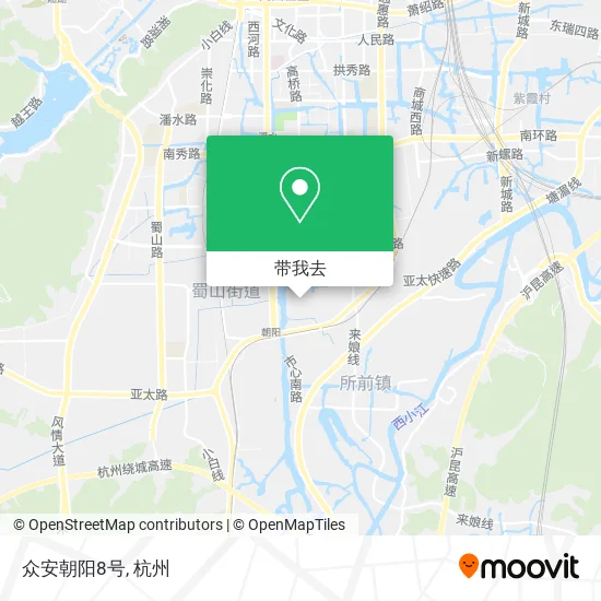 众安朝阳8号地图
