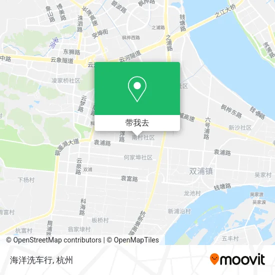 海洋洗车行地图