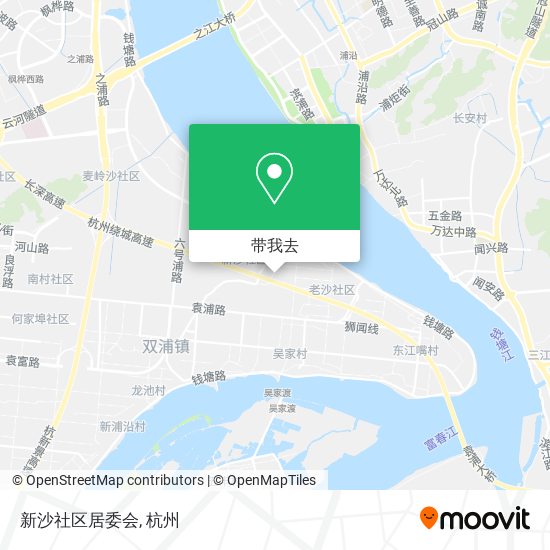 新沙社区居委会地图
