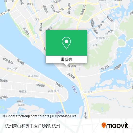 杭州萧山和茂中医门诊部地图