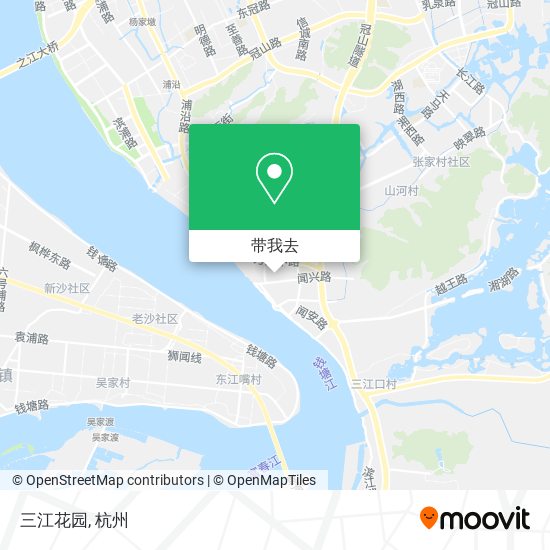 三江花园地图
