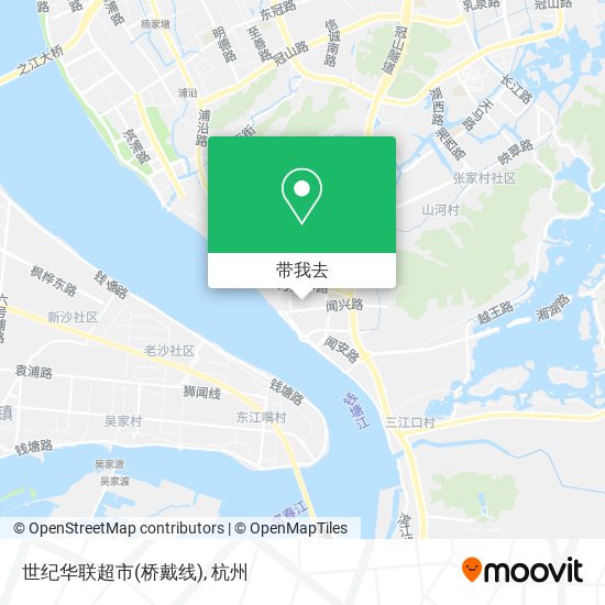 世纪华联超市(桥戴线)地图