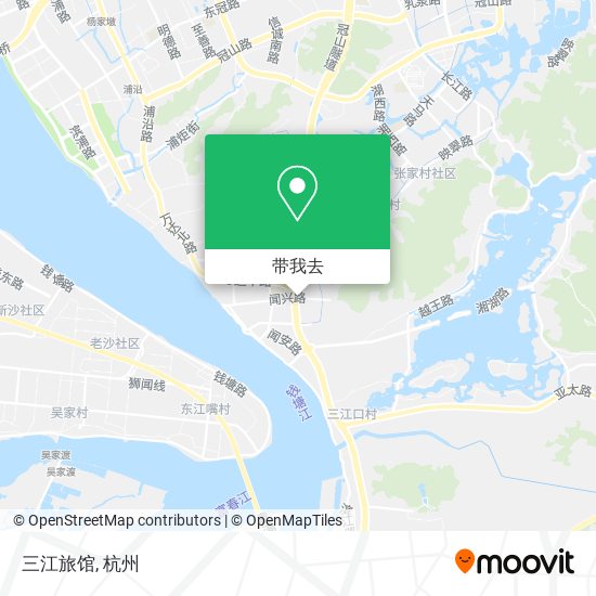 三江旅馆地图