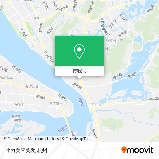 小何美容美发地图