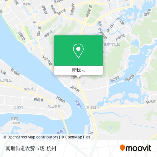 闻堰街道农贸市场地图
