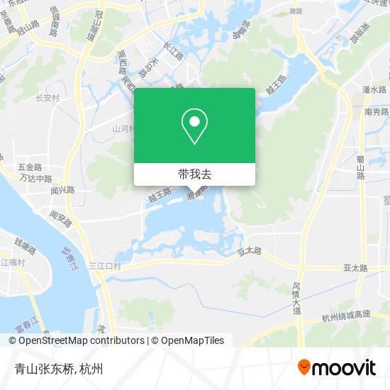 青山张东桥地图