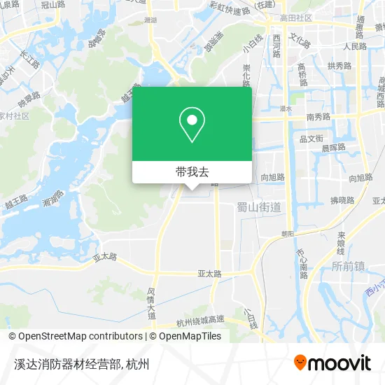 溪达消防器材经营部地图