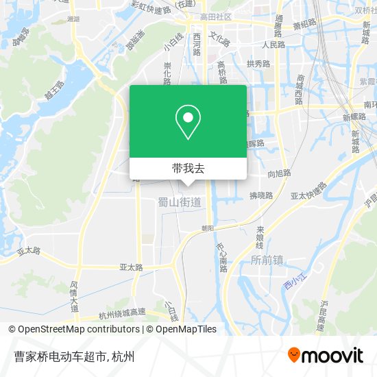 曹家桥电动车超市地图