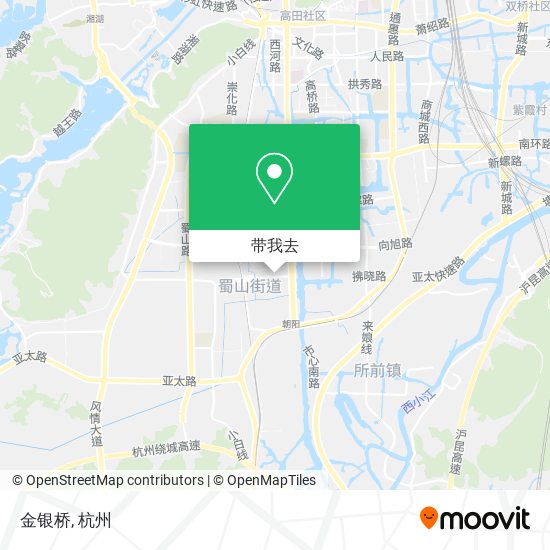 金银桥地图