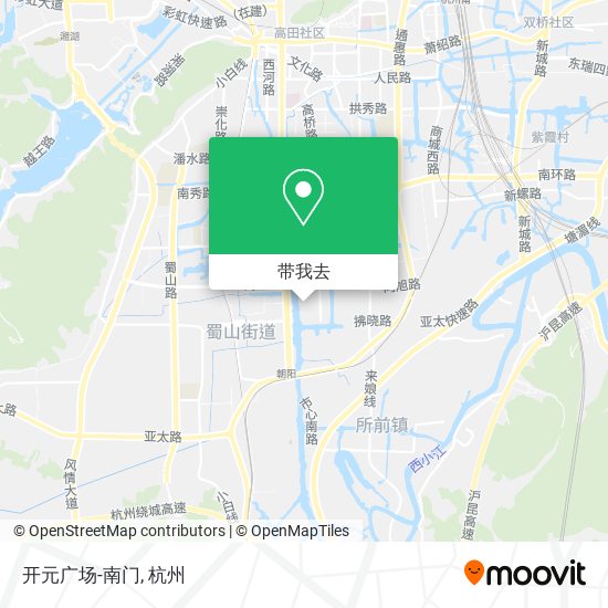 开元广场-南门地图