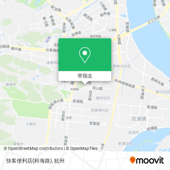 快客便利店(科海路)地图