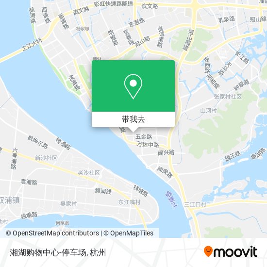 湘湖购物中心-停车场地图