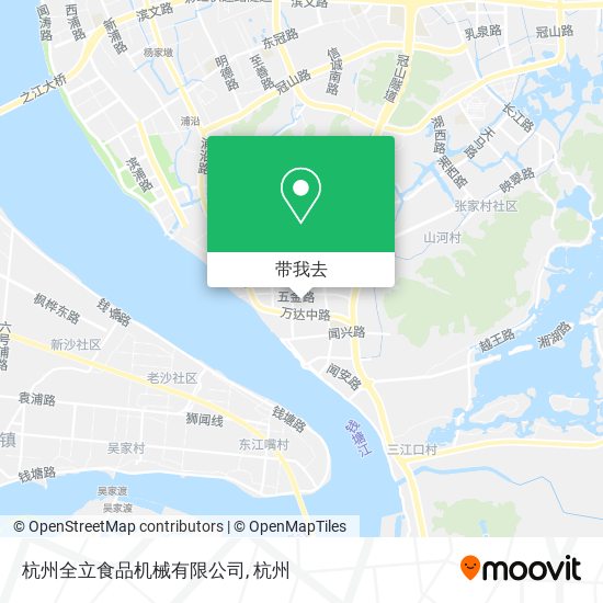 杭州全立食品机械有限公司地图