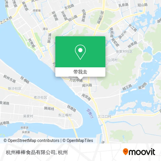杭州棒棒食品有限公司地图