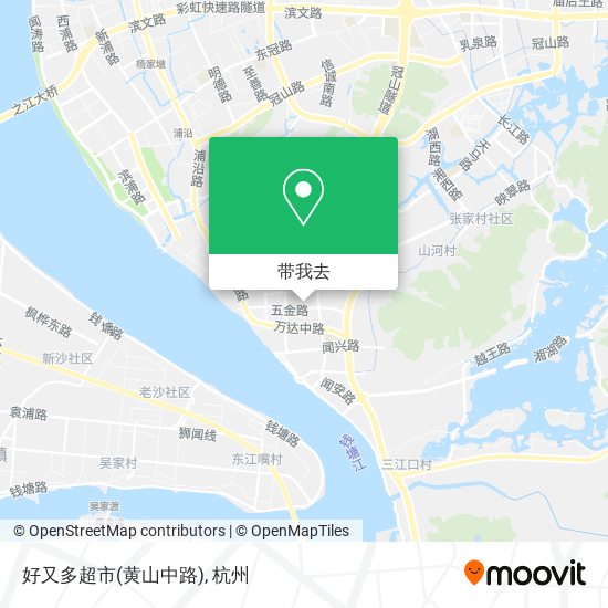 好又多超市(黄山中路)地图