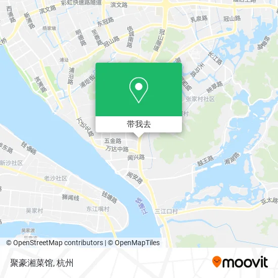 聚豪湘菜馆地图