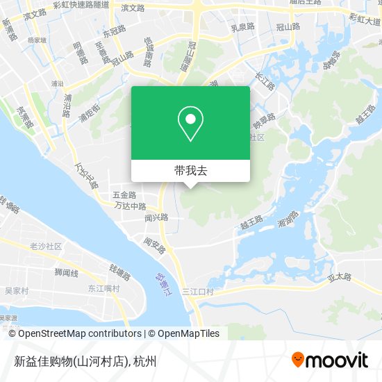 新益佳购物(山河村店)地图