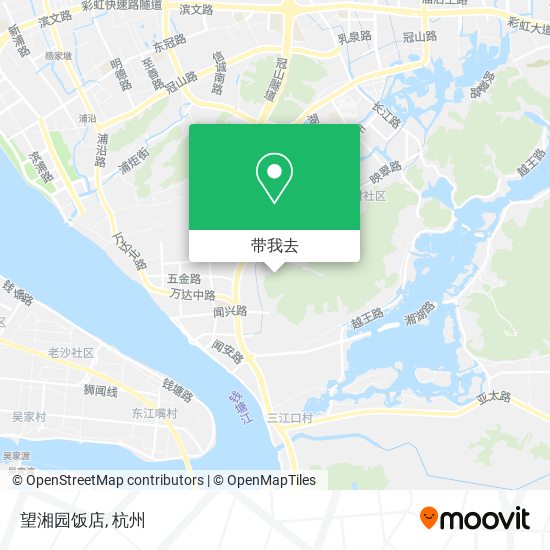 望湘园饭店地图