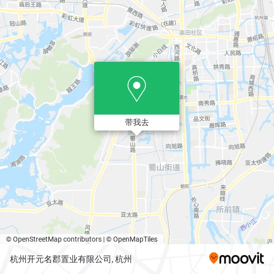 杭州开元名郡置业有限公司地图