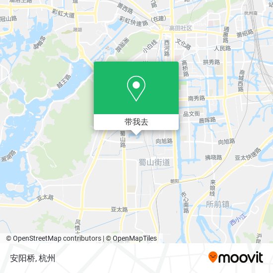 安阳桥地图