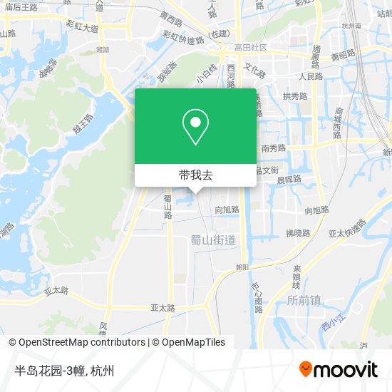 半岛花园-3幢地图