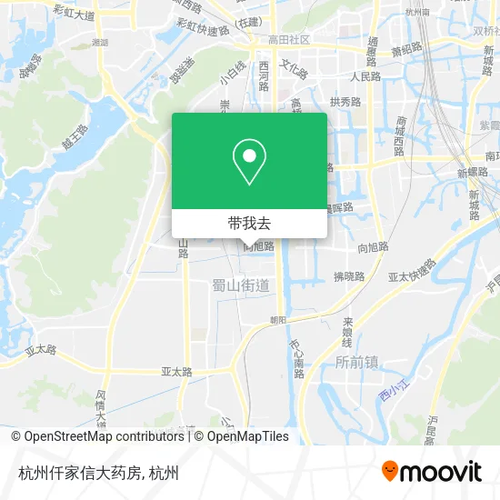 杭州仟家信大药房地图