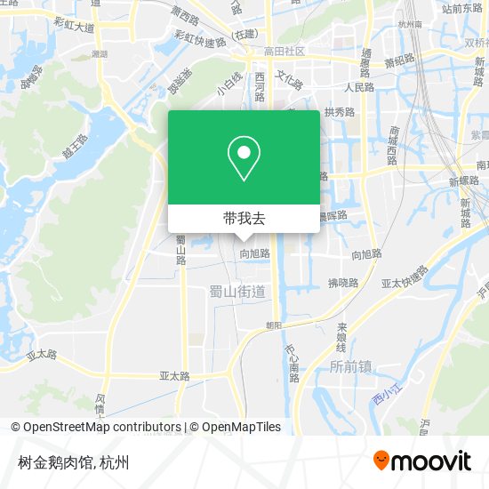 树金鹅肉馆地图