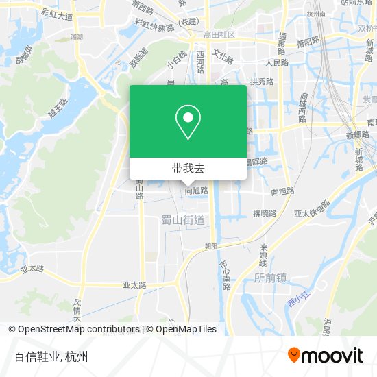 百信鞋业地图