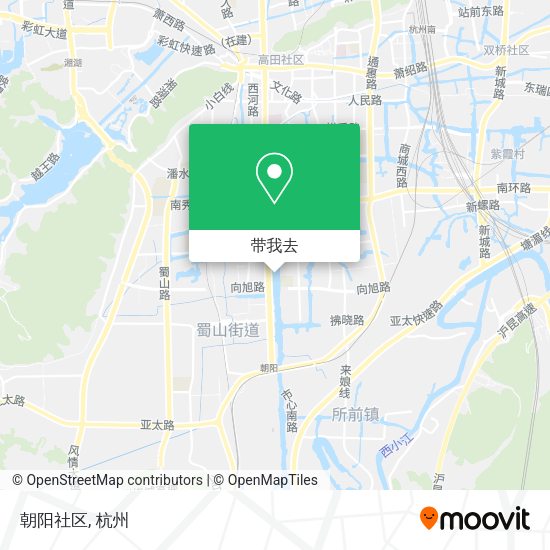 朝阳社区地图