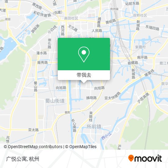 广悦公寓地图