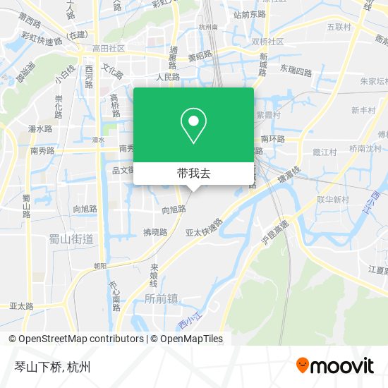 琴山下桥地图