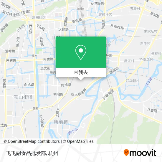 飞飞副食品批发部地图