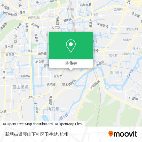 新塘街道琴山下社区卫生站地图