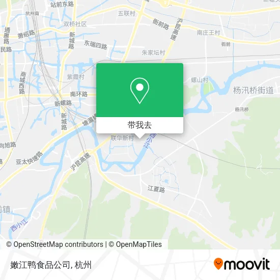 嫩江鸭食品公司地图