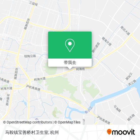 马鞍镇宝善桥村卫生室地图