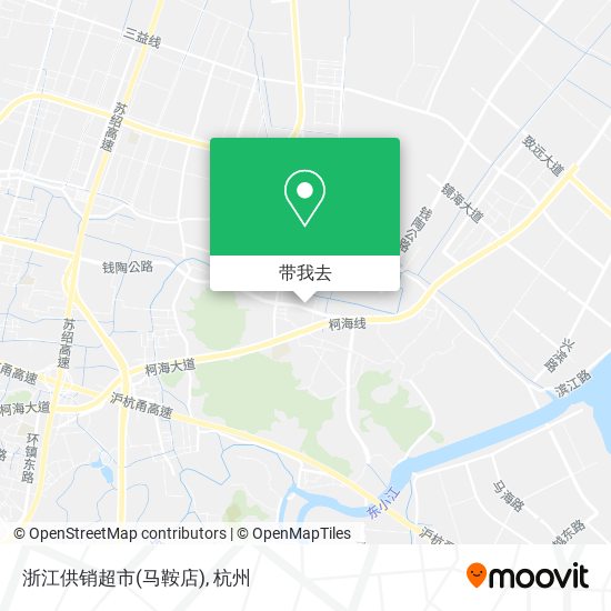 浙江供销超市(马鞍店)地图
