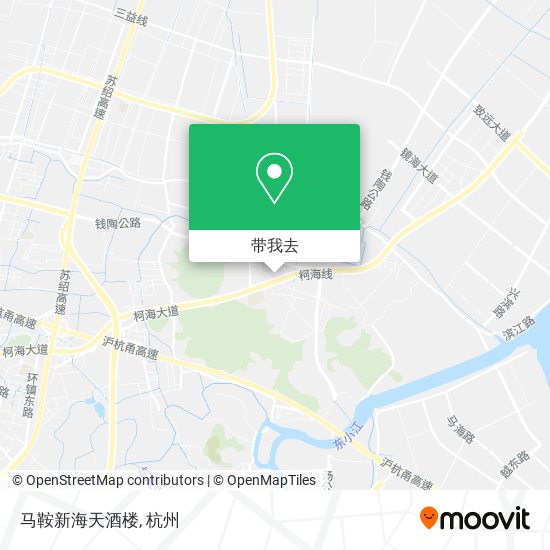 马鞍新海天酒楼地图